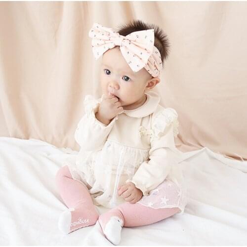 Baby Cute Non-slip Pantyhose Kids tights Knee Stocking White Cotton Childrens Princess Girl Cartoon Tights Stockings