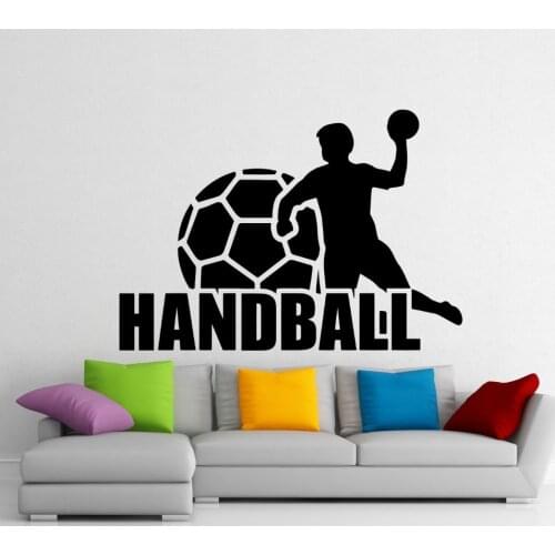 Handball Wall Vinyl Decal Sports Sticker Home Interior Murals Art Decoration GYM Wall Decals Vinilos Paredes Mural Wallpaper A63