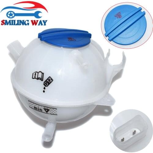 Radiator Overflow Reservoir Expansion Recovery Tank Cap For Audi A3 Q3 TT VW Jetta Passat Rabbit Eos Golf GTI Tiguan 1K0121407A