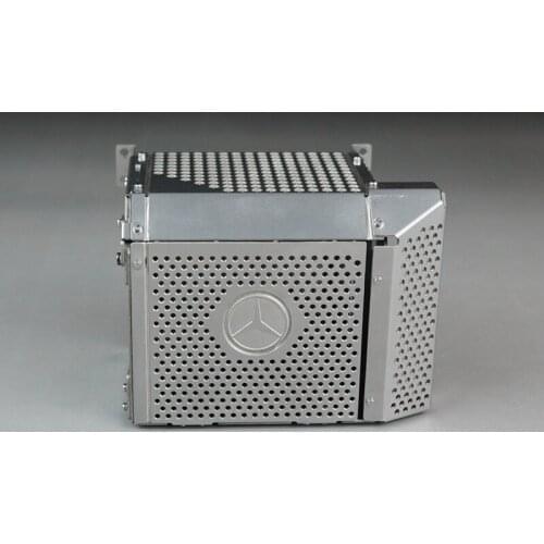 Tamiya truck upgrade part metal simulate exhaust box for rc 1/14 tamiya benz actros accessories remote control model car tractor