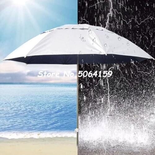 Adjustable Outdoor Parasol Sun Shade Umbrella New Garden Beach Patio Tilting Tilt Umbrella Parasol Protection Ultraviolet-proof