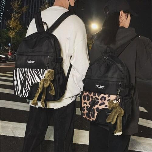 High Capacity Korean Style All-Matched Shoulders Bag Backpack for Female Male Junior Senior School College Student F124