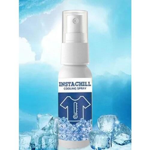 Wicking Spray Cooling Mist Chill Moisture Car Rapid Cooling Agent Instant Cooling Spray Outdoor Summer Sports Camping Hiking