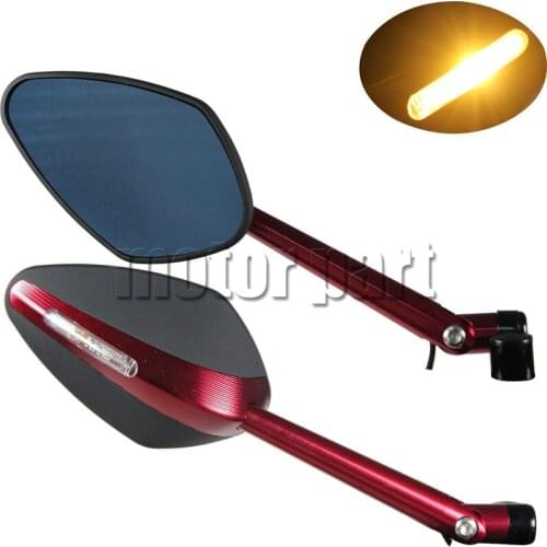 Led Turn Signals Integrated light CNC Rearview Side Mirrors For BMW S1000R R1200GS R1200R K1300R F800R F650GS G650GS G310R