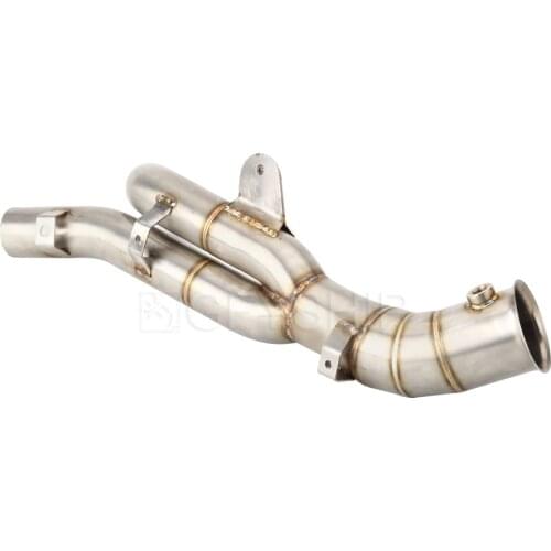For Yamaha R1 2009 2010 2011 2012 2013 2014 YZF-R1 YZF R1 Escape Decat Pipe Motorcycle Exhaust Link Pipe Catalyst Delete Pipe