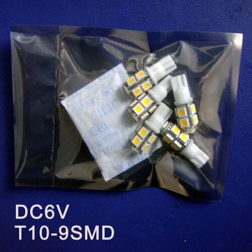 High quality 6V 6.3V 158,168,194,912,W5W,W3W,501,T10 Wedge Led Warning Signal Indicator Light Pilot Lamp free shipping 5pcs/lot