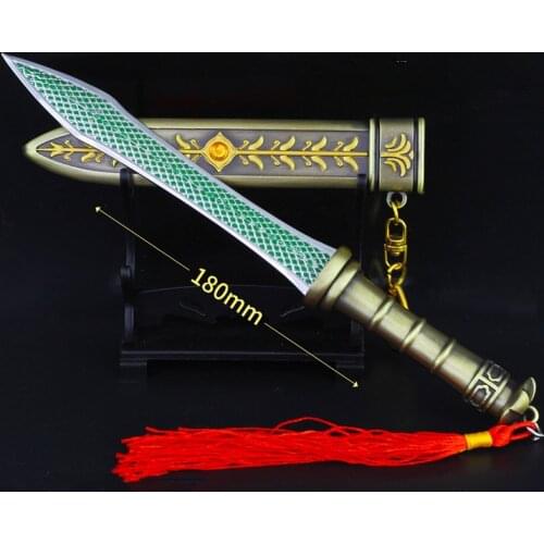 Wu Geng Ji Animation Peripheral Wu Geng With Sheath Model Metal Toy Sword Gift Pendants Collectibles Ornaments