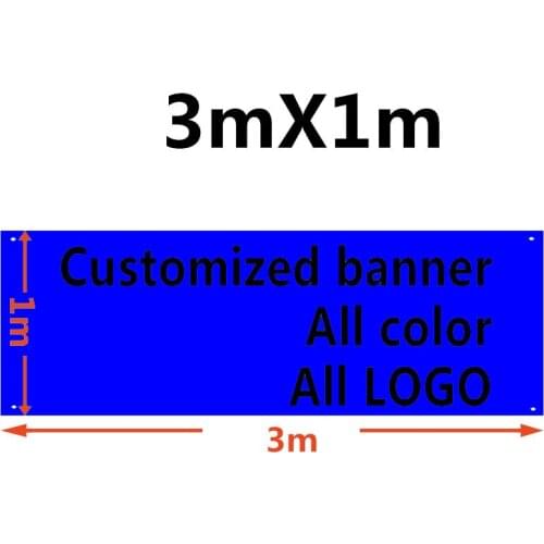 1X3m Custom vinyl Banner Full Color - Free Design Included