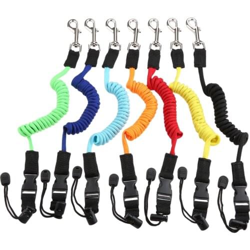 1 PC Safety Kayak Paddle Leash Anti-off Rope Fishing Rod Pole Coiled Lanyard Cord For Surfboard Canoe Marine Rowing Boats