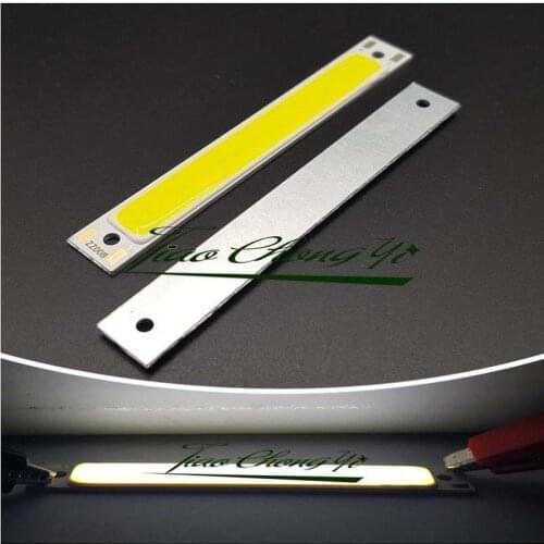 10X 3V 3W 60X8mm white LED Module 70lm COB strip beads bicycle source light