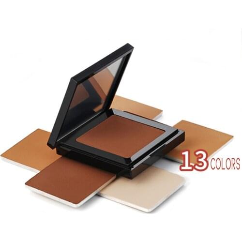 13 Colors Single Matte Contour Palette Private Label Highlighter Cosmetics Concealer Pressed Powder Bronzer Makeup Waterproof