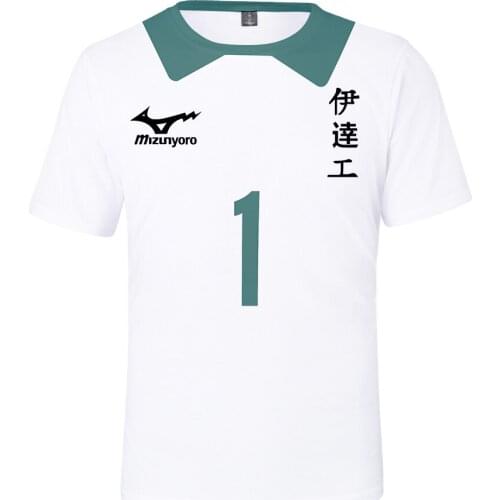 2020 Short Sleeve Haikyu!! T-shirt Oversized Men/Women New Casual Soft Comfotable Summer Volleyball Junior Character T-shirt