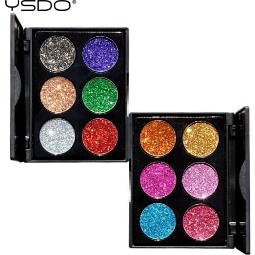 6 Colors Shimmer Eye shadow Makeup Long lasting Eyeshadow Palette Professional Multi-color Eye primer Cosmetics Beauty Tools A/B