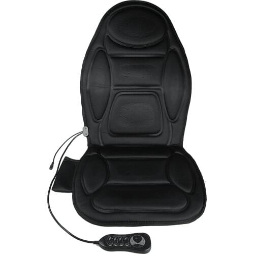 Car Heating Cushion Back Massaging Chair Cushion Vibrator Car Seat Cover Relax Seat Mat For Home Office RV Camper Truck SUV Van