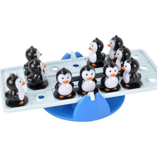 Kids Balance Math Board Game Toys Funny Penguin Balancing Scale Board Game Early Education Educational Toys Gifts For Children