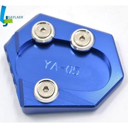 For Yamaha MT09 2013-2020 FZ09 2014-2020 CNC Side Kickstand Stand Extension Plate
