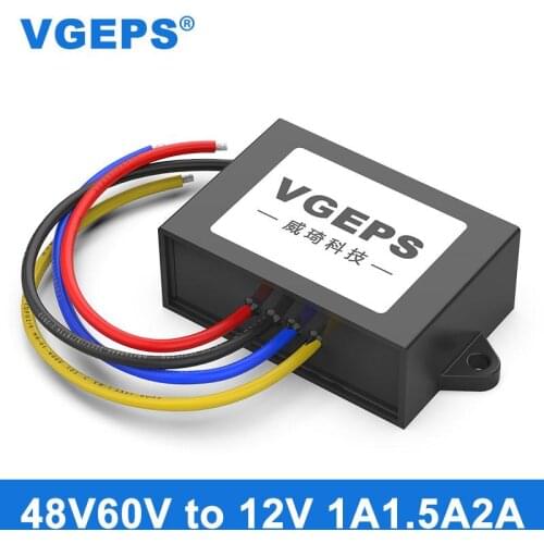Isolated step-down 36V48V60V to 12V DC power module 20-72V to 12V electric vehicle regulator