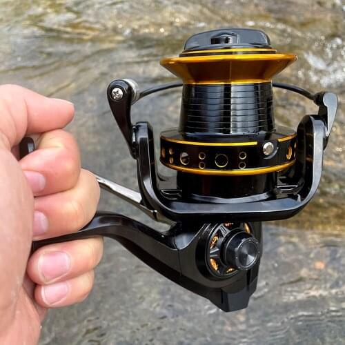 Reel Fishing Spinning Reel Fishing Coils Full Metal Baitcasting Reel Sea Rock Bait Fishing 9000-12000