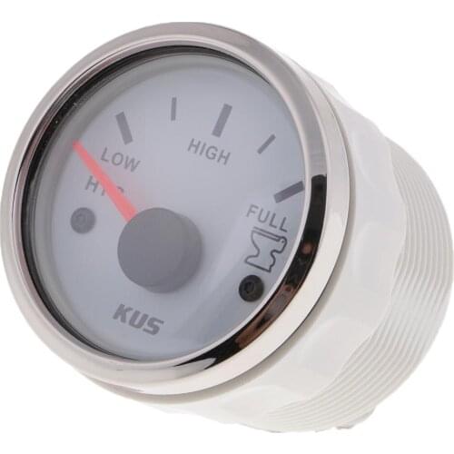 WASTE TANK GAUGE Marine Boat Waste Tank Level Gauge 240-33 OHMS White
