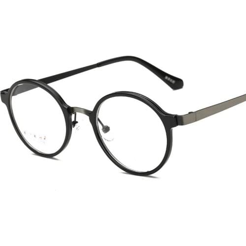 TR90 Round Glasses Frame Men Women Retro Vintage Optical Eyeglasses Myopia Prescription Eyeglasses Frames Clear Eyewear Oculos