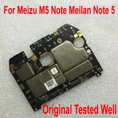 Original Unlock Working Electronic Panel Mainboard For Meizu M5 Note Meilan Note5 Motherboard Card Fee Circuits Flex Cable