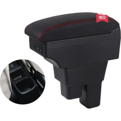 Centre Console Storage Box Armrest For Honda Fit Jazz 2008-2013 Arm Rest 2009 2010 2011 2012
