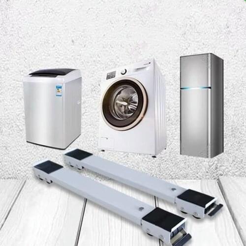 Movable Washing Machine Stand Adjustable Refrigerator Base Mobile Roller Bracket 24 Wheel Universal Washing Machine Dryer Holder