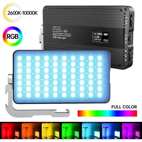 G3 RGB 2600K-10000K Dimmable Full Color LED Video Light Photography Video Studio DSLR Camera Light PK BOLING BL-P1 Upgraded G1S