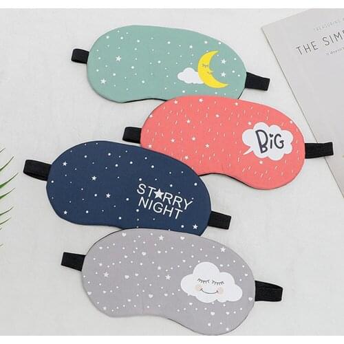 Sleep Mask For Eyes Bandage Dream Night Cute Mask Eye Sleep Band Aid Cover Women Men Relax Health Sort Travel Fashion Blindfold