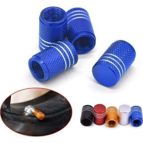 Motorcycle Tire Valve Dustproof Cap CNC Aluminum Tyre Rim Air Port Cover For KAWASAKI KLX KX 65 85 100 125 250 250F 450F KLX125