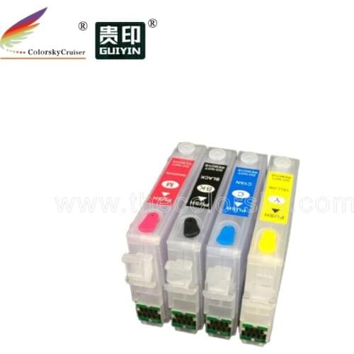 RCEIC69) refill ink cartridge for Epson PX 535F 045A 405A 435A PX535 PX045A PX405A PX435A PX535F ICBK69 ICC69 ICM69 ICY69 KCMY