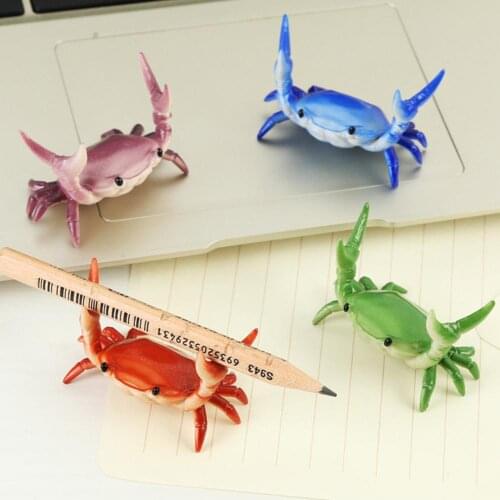 Cute Weightlifting Crab Stationery Pen Glasses Holder Bracket Storage Rack Decor The unique cute crab pen holder isvery suitable