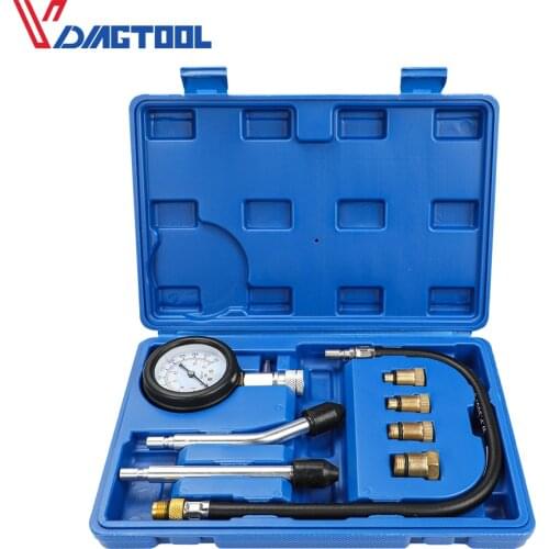 VDIAGTOOL Rapid Pressure Gauge Tester Kit Motor Auto Petrol Gas Engine Cylinder Compression Gauge Tester Car Diagnostic Tool