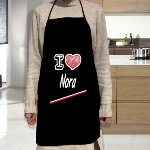 Love Apron Oxford Cloth Waterproof Men/Women Kitchen Apron Household Cleaning For Home And Kitchen Accessories