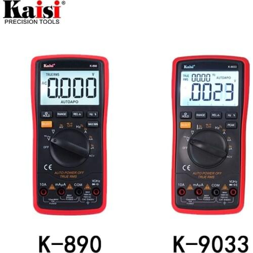 K-9033 High Precision Multimeter Auto Range LCD 4 Digital Display Multimeter Capacitor temperature measurement for Phone Repair