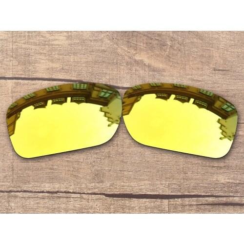 Vonxyz 24K Mirror Polycarbonate Replacement Lenses for-Oakley Turbine Frame