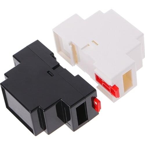 2 Pcs 88x37x59mm Plastic Electronics Box Project Case DIN Rail PLC Junction Box N58A