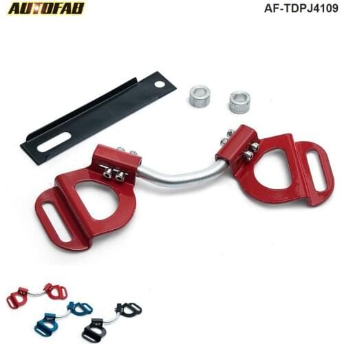 Car Truck Red Adjustable Battery Hold Tie Down Clamp Mount Bracket Holder Bar For Subaru Toyota AF-TDPJ4109