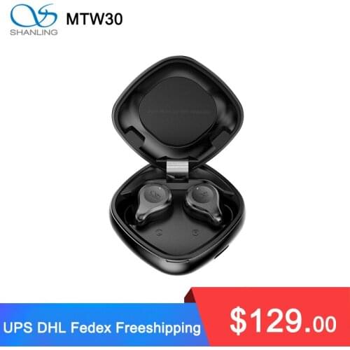 Shanling MTW300 TWS True Wireless Stereo Earphone Sports Earbuds Bluetooth 5.2 volume controls aptX / AAC / SBC IPX7 35Hours