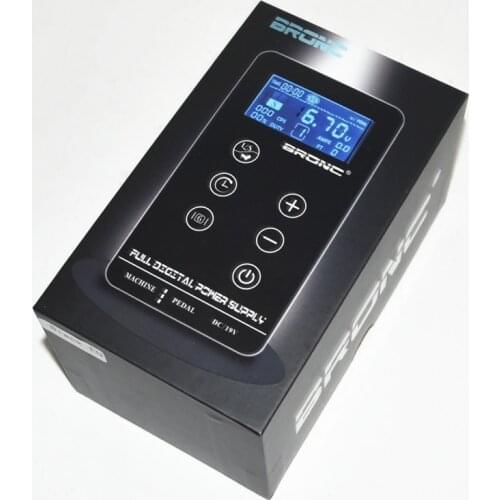 Newest Original Hummingbird Bronc 3A Tattoo Power Supply Digital LCD Touch Screen Makeup Dual Tattoo Power Supplpy