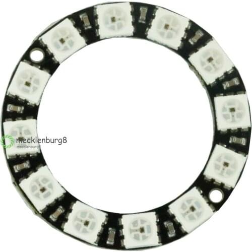 Color LED Ring 12 Bit WS2812 5050 RGB LED Module Shaper IC for Arduino