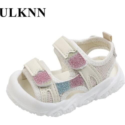 ULKNN Childrens Sandals Boys Summer Of 2021 The New Boys Beach Sandals Boy Soft Bottom Shoes Baby Toddler Sandal Size 16-20