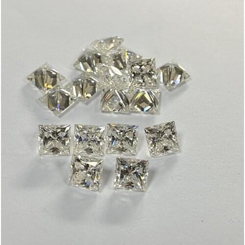 GRA D Color 9*9MM Stone Synthetic (Lab Created) Square Shape Clear Diamond VVS Loose Moissanite
