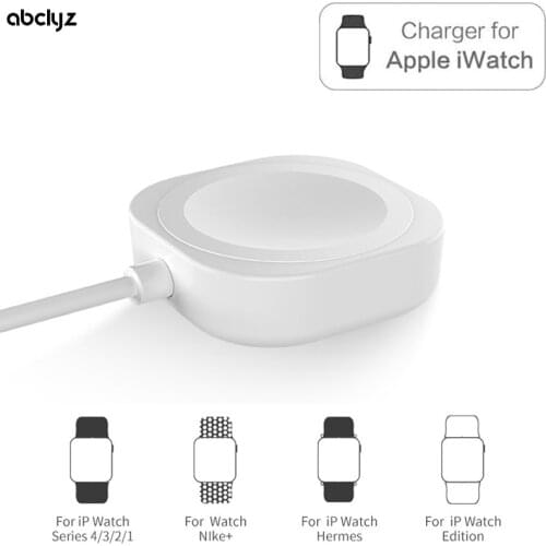 Magnetic Charger Square for Apple Watch 6 5 4 3 2 1 Smart Watch Charging Dock Station USB Portable Charger Smart Accessories