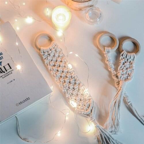 New Style Little Pendants Handmade Home Decoration Wall Hanging White Gifts Living Room Wedding Bedroom Macrame Ornaments