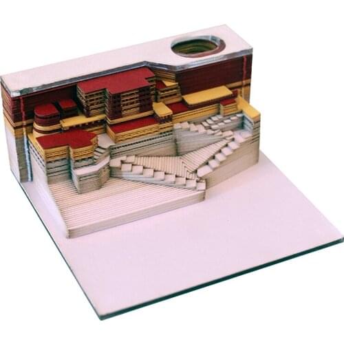 Customizable flash cards 3D Coloring Paper Handmade Note Sticker Pad Birthday Gifts