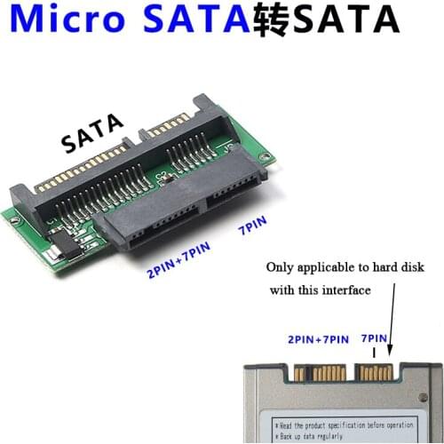 1.8 inch Micro SATA to SATA 2.5 inch SSD Solid State Drive Adapter/Adapter/Adapter Board