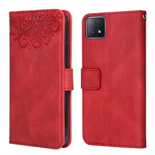 Flower Case Luxury Leather Case for OPPO A72 5G Flower CPH2239 CPH2069 PADM00 PDAM10 Wallet Flip Case for OPPO A 72 5G Case