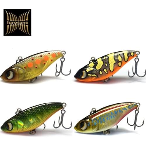 Lurefans Fishing Lure VIB V55 Iscas Artificiais Wobbler Minnow Artificial Fishing Excellent Quality Floating Sinking 11.5g 55mm