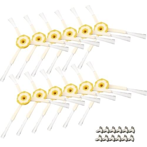 3/6/12 pcs Vacuum Cleaning Robot Replacement Brush For iRobot Roomba 500/600/700 Series Practical Vacuum Cleaner Accessories